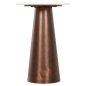 Preview: BEISTELLTISCH FODEN WEISSER MARMOR UND METALL Φ40,5x59H