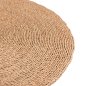 Preview: RUNDER TEPPICH CRATER MENDONG-GRAS IN NATÜRLICHER FARBE Φ100 cm