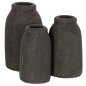 Preview: DECOR VASES 3PCS TERRACOTTA FOSSIL GREY