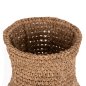 Preview: DECORATIVE FLOOR VASE PALM FIBER MAT IN NATURAL COLOR Φ34x50Hcm