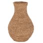 Preview: DECORATIVE FLOOR VASE PALM FIBER MAT IN NATURAL COLOR Φ34x50Hcm