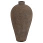 Preview: DEKORATIVE BODENVASE ZATI TERRAKOTTA IN GRAUER FARBE Φ40x80Hcm
