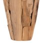 Preview: DEKORATIVE VASE ZENIA RECYCELTE TEAKHOLZSTÜCKE IN NATÜRLICHER FARBE Φ20x40Hcm