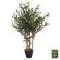 Preview: DEKORATIVE SYNTHETISCHE PFLANZE OLIVENBAUM IM TOPF 96cm