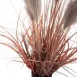 Preview: DECORATIVE SYNTHETIC PLANT IN POT GRASS + FEATHERS Φ14,5x12,5-86Hcm