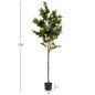 Preview: DECORATIVE SYNTHETIC PLANT LEMON TREE IN POT Φ15x12-170cm