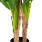 Preview: DEKORATIVE SYNTHETISCHE PFLANZE BANΑΝΑ-BAUM IM TOPF 123 cm