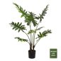 Preview: DEKORATIVE SYNTHETISCHE PFLANZE BLATTBAUM IM TOPF 96 cm