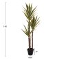 Preview: DEKORATIVE SYNTHETISCHE PFLANZE PALME IM TOPF 140 cm