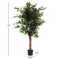 Preview: DEKORATIVE SYNTHETISCHE PFLANZE Banianbaum im Topf 136cm