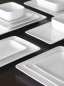 Preview: Flacher Rechteckiger Teller "Lukanda Edge" 36x24cm 6 Set