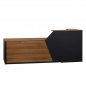 Preview: PROFESSIONELLES EMPFANGSBÜRO SUPREME 280x60x108Y cm.