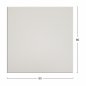 Preview: TISCHPLATTE 101 WERZALIT IN WEIß 80X80 cm