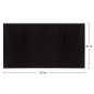 Preview: HPL 32 mm Tabletops buy cheap | Table top "Black" 120x80 cm WW8440.02
