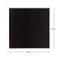 Preview: HPL 32 mm Tabletops buy cheap | Table top "Black" 60x60 cm