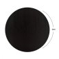 Preview: HPL 32 mm Tabletops buy cheap | Table top "Black" Ø 60 cm WW8436.02