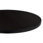 Preview: HPL 32 mm Tabletops buy cheap | Table top "Black" Ø 60 cm WW8436.02