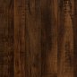 Preview: Melamin 32 mm Tischplatten mit Bronze Applikationen günstig kaufen | Tischplatte in "Wallnuss" 70x70 cm