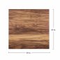 Preview: HPL Tischplatte Holzoptik 80x80cm