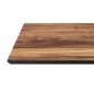 Preview: HPL Tischplatte Holzoptik 80x80cm