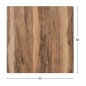 Preview: HPL TISCHPLATTE IN "INDIAN SHESHAM" 80x80cm DICKE 12mm
