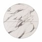 Preview: ΕΠΙΦΑΝΕΙΑ ΤΡΑΠΕΖΙΟΥ HPL MARBLE WHITE-GREY Φ60 εκ. ΠΑΧΟΥΣ 12mm