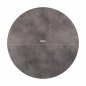 Preview: HPL TISCHPLATTE IN HPL ZEMENT Ø69 cm DICKE 12mm