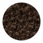Preview: HPL TISCHPLATTE MARMOR BRAUN Φ69 cm, DICKE 12mm