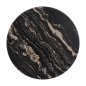 Preview: TABLETOP ROUND 5787 WERZALIT Φ60 BLACK GOLD MARBLE