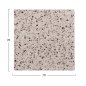 Preview: TABLETOP SQUARE WERZALIT 70X70cm TERRAZZO 5766