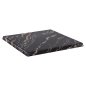 Preview: TABLETOP 5787 SQUARE WERZALIT 60X60cm BLACK GOLD MARBLE