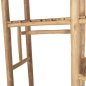 Preview: EINGANGSREGAL BALEN TEAKHOLZ IN NATÜRLICHER FARBE 120x50x180Hcm