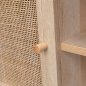 Preview: TV Möbel "Colm" im Rattan Design 120x39x56,5 cm