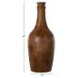 Preview: DEKORFLASCHEN 3-TEILIGES SET MASSIVES TEAK NATURAL