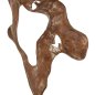 Preview: TISCHDEKOR MASSIVES TEAKHOLZ WHITEWASH 26Χ16Χ70H