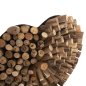 Preview: TABLE DECORATION SHINZO HEART SHAPE TEAK BRANCH WOOD IN NATURAL COLOR 57x5x56Hcm
