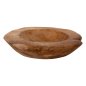Preview: TABLE DECOR BOWL YOKI TEAK WOOD Φ29x6Hcm