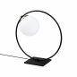 Preview: Tischlampe Metall Weiß Schwarz 30Χ15Χ32 cm