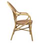 Preview: Sessel „Albi“ aus Aluminium und Korbgeflecht
