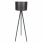 Preview: FLOOR LIGHTING WOODEN GRAY WITH BLACK HAT Φ38x145 cm