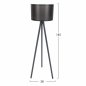 Preview: FLOOR LIGHTING WOODEN GRAY WITH BLACK HAT Φ38x145 cm