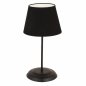 Preview: TISCHLEUCHTE METALLIC SCHWARZ 25x50 cm