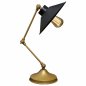 Preview: Metall Tischlampe in Gold 43 cm hoch