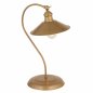 Preview: TISCHLEUCHTE AUS METALL IN FARBE GOLD 22x50 cm