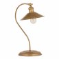Preview: TISCHLEUCHTE AUS METALL IN FARBE GOLD 22x50 cm