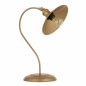Preview: TISCHLEUCHTE AUS METALL IN FARBE GOLD 22x50 cm