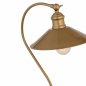 Preview: TISCHLEUCHTE AUS METALL IN FARBE GOLD 22x50 cm