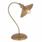 Preview: TISCHLEUCHTE AUS METALL IN FARBE GOLD 22x50 cm