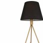 Preview: TISCHLAMPE METALLIC GOLD SCHWARZ 24x60 cm
