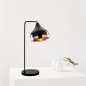 Preview: Tischlampe Schwarz Kupfer 17x26x52 cm